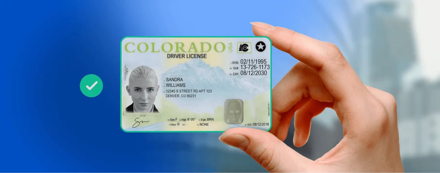 MiniAiLive Document Authenticity Verification Solution for colorado driver license